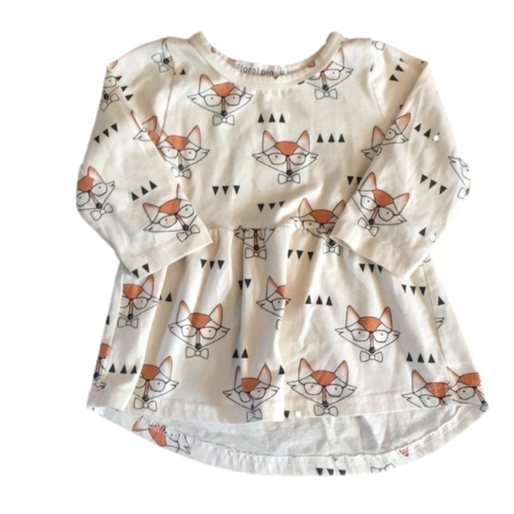Floral Pig Autumn Fox Toddler Shirt Size 12 Months‌‌‌‌‌‌‌‌‌‌‌‌‌‌‌‌‌‌‌‌‌‌‌‌‌‌